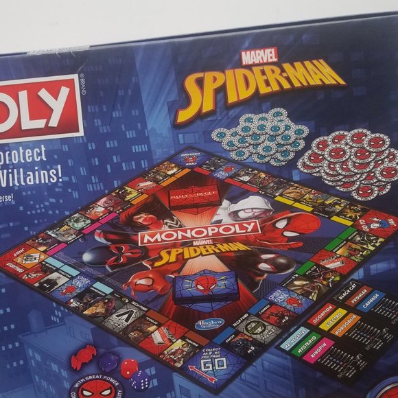 Monopoly Marvel Spider-Man New 2021 Hasbro sealed in box - Picture 3 of 7